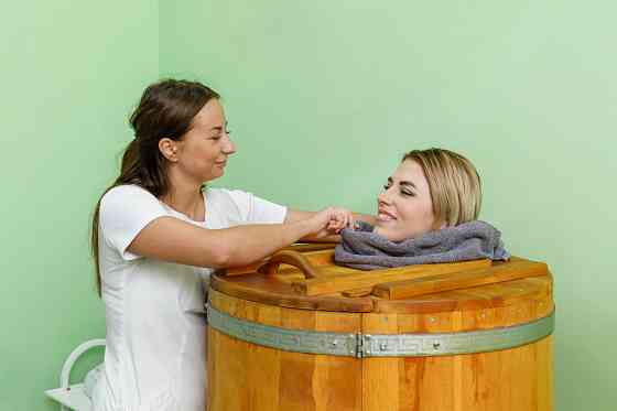 Кедровая бочка в салоне красоты "Gloss" Санкт-Петербург