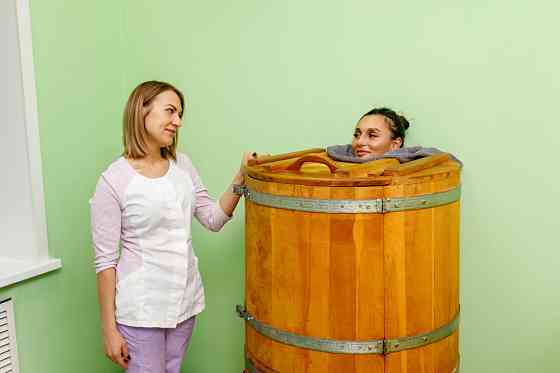 Кедровая бочка в массажном салоне "JDBeauty" Санкт-Петербург