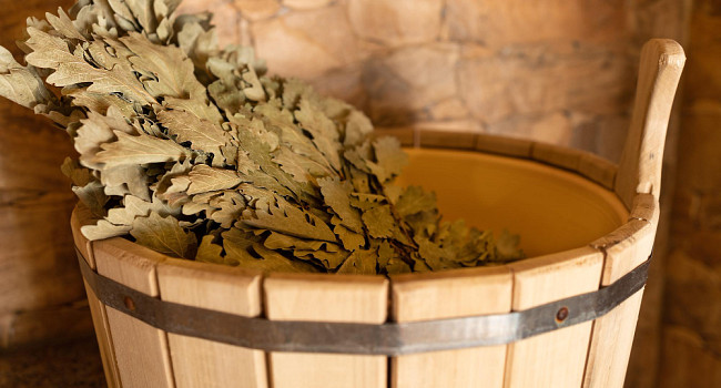 Кедровая бочка в массажном салоне "Уже Иду" Санкт-Петербург - изображение 1