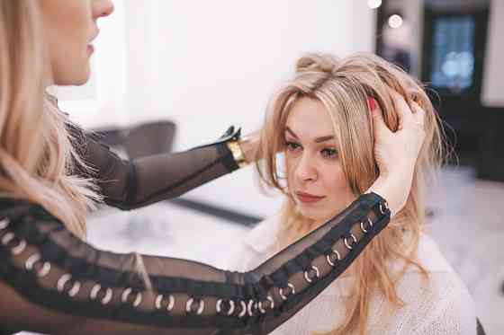 Укладка средние волосы Санкт-Петербург