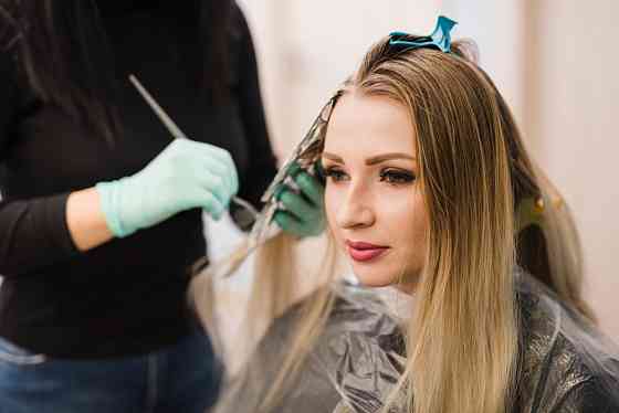 Окрашивание волос в 1 тон Санкт-Петербург