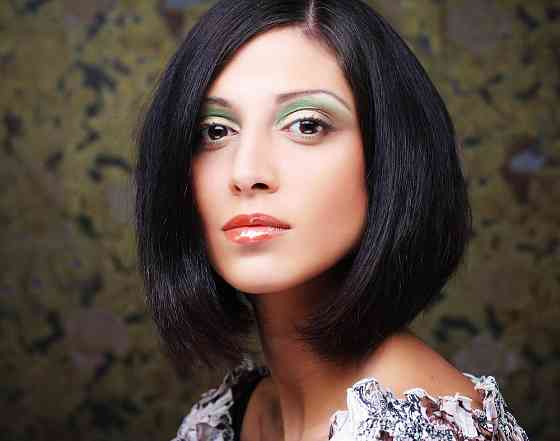 Женская стрижка на среднюю длину волос Санкт-Петербург