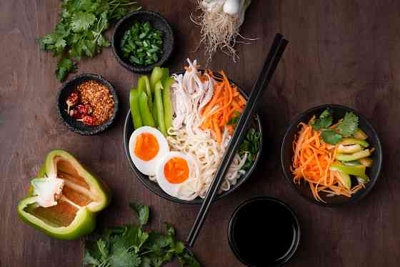 Меню корейской кухни в ресторане "Bab Jib" Санкт-Петербург