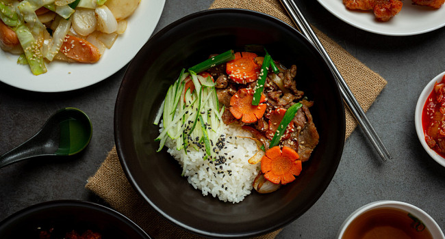 Меню корейской кухни в ресторане "Bab Jib" Санкт-Петербург - изображение 1