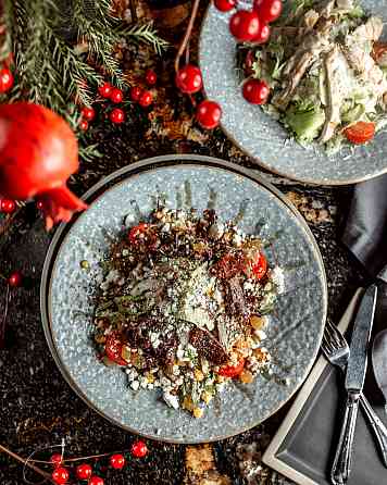 Меню европейской кухни в гастробаре "Марсала" Санкт-Петербург