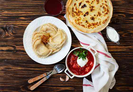 Меню русской кухни в ресторане "Lucky Days" Санкт-Петербург