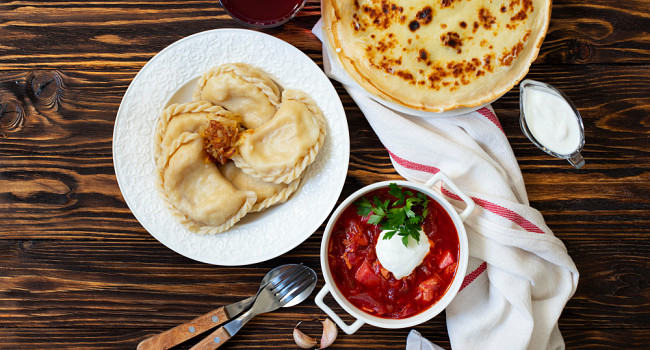 Меню русской кухни в ресторане "Lucky Days" Санкт-Петербург - изображение 1