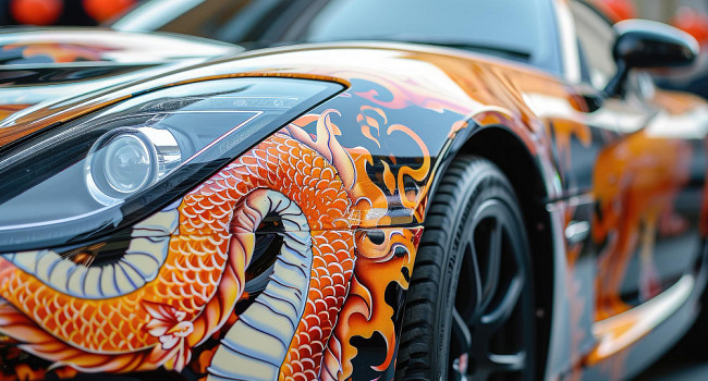 Аэрография автомобиля Санкт-Петербург - изображение 1